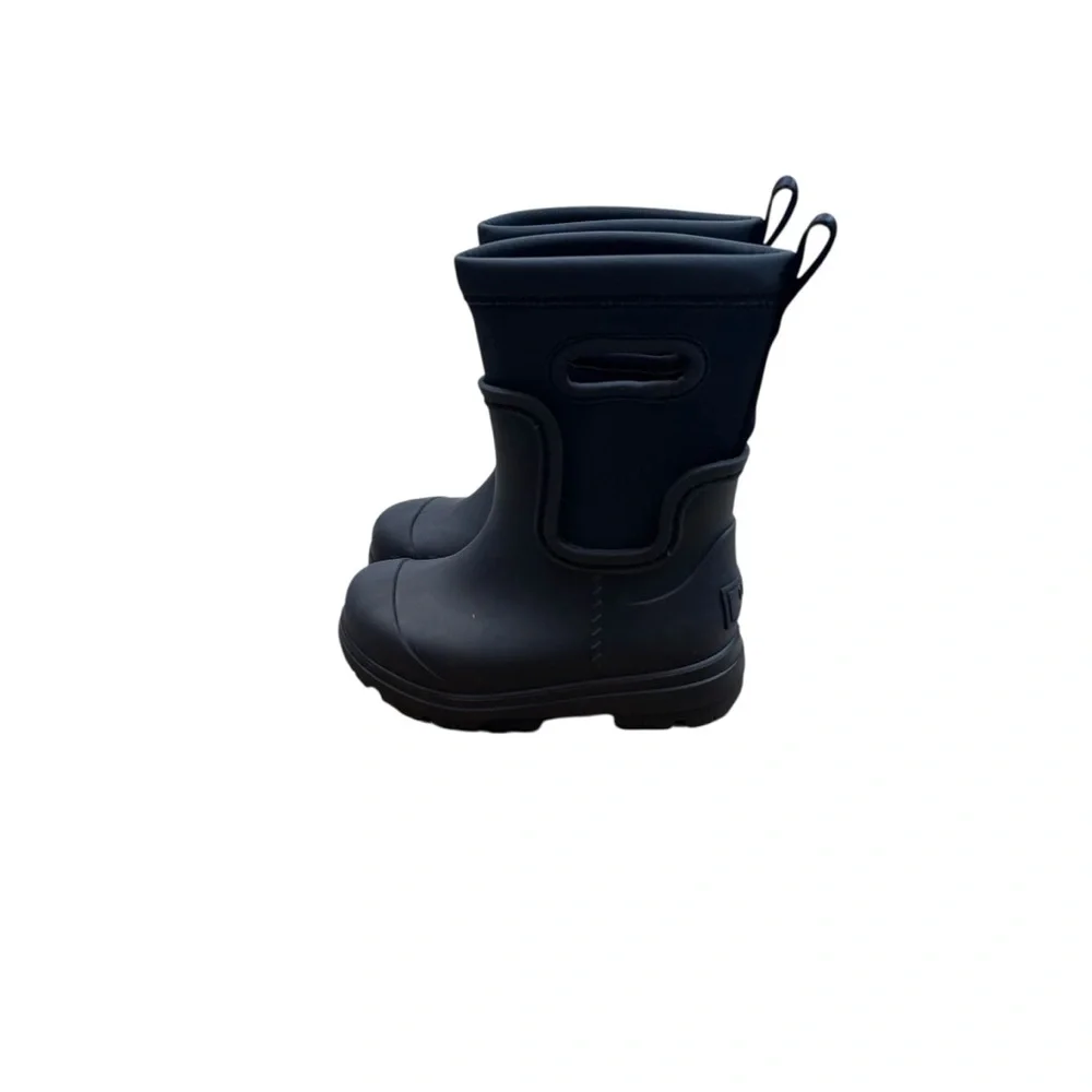 Ugg Toddler Navy Blue Droplet Mini Rain‎ Boots Size 7